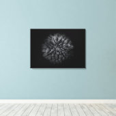 Drivers voor de achtertuin in zwart-wit nr. 68 canvas afdruk (Insitu (Houten vloer))