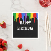 Drivers voor regenboogverf servet (Insitu)