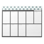 Drivers Wekelijkse desktopplanner Notitieblok (Voorkant)