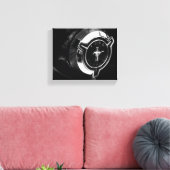 Driverstation voor oude spierklassieke auto met de canvas afdruk (Insitu (Woonkamer))