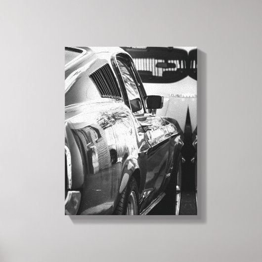 Driverstation voor oude spierklassieke auto met de canvas afdruk (Voorkant)