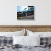 Driverstation voor oude spierklassieke auto met de canvas afdruk (Insitu (Slaapkamer))