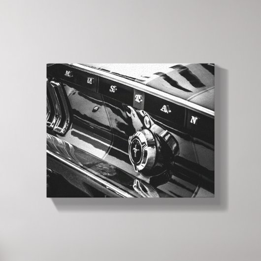 Driverstation voor oude spierklassieke auto met de canvas afdruk (Voorkant)