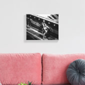 Driverstation voor oude spierklassieke auto met de canvas afdruk (Insitu (Woonkamer))
