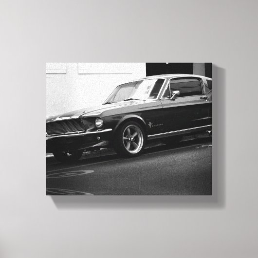 Driverstation voor oude spierklassieke auto met de canvas afdruk (Voorkant)
