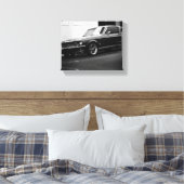 Driverstation voor oude spierklassieke auto met de canvas afdruk (Insitu (Slaapkamer))