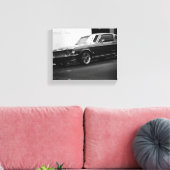 Driverstation voor oude spierklassieke auto met de canvas afdruk (Insitu (Woonkamer))