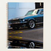 Driverstation voor oude spierklassieke auto met de planner (Voorkant)