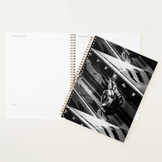 Driverstation voor oude spierklassieke auto met de planner (Display)