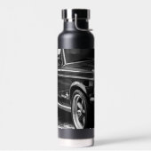 Driverstation voor oude spierklassieke auto met de waterfles (Links)