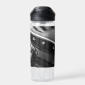 Driverstation voor oude spierklassieke auto met de waterfles (Achterkant)