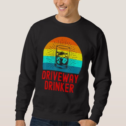 Driveway Drinker Whiskey Trui (Voorkant)