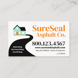 Driveway Sealing - Asfaltreparatie & onderhoud Visitekaartje