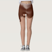 Driving Chocolate Leggings (Voorkant)