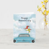 Driving Divas Jubileum Kaart (Gele Bloem)