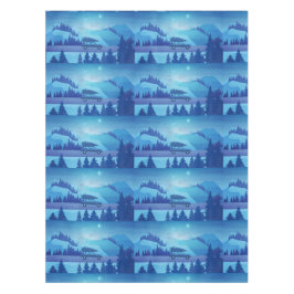 Driving down the road with a christmas tree        tafelkleed