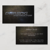 Driving instructor Business card Visitekaartje (Voorkant / Achterkant)