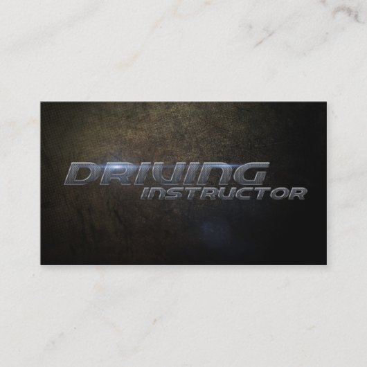 Driving instructor Business card Visitekaartje (Voorkant)