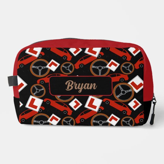 Driving Instructor Driver School Personalized Toilettasje (Voorkant)