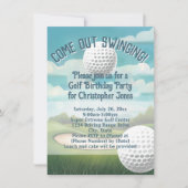 Driving Range Golf speciale gebeurtenis of verjaar Kaart (Voorkant)