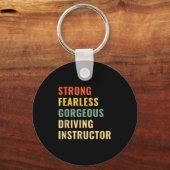 Driving School Teacher Driving Instructor Sleutelhanger (Voorkant)