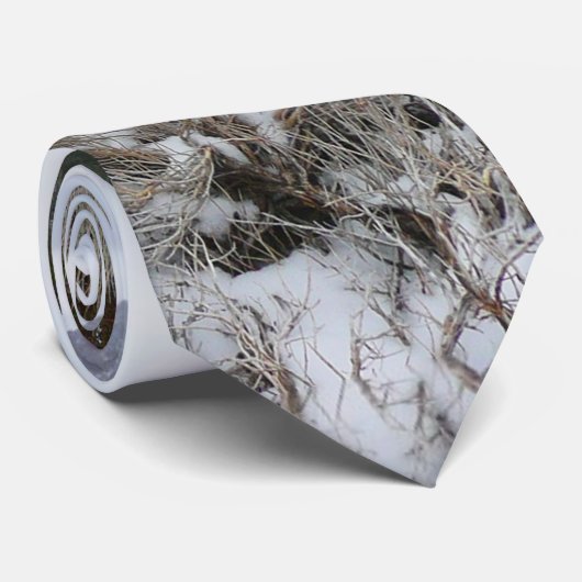 Driving Through the Snowy Sierra Nevada Mountains Stropdas (Opgerold)