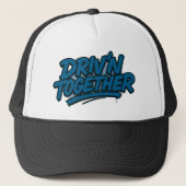 Driv'N Together - Graffiti Style Hat Trucker Pet (Voorkant)