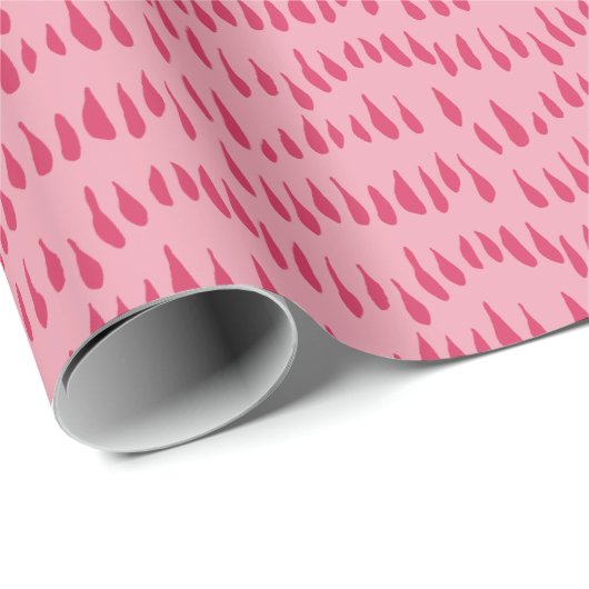 Drizzle Dot in Bright Pink Cadeaupapier (Rol Hoek)