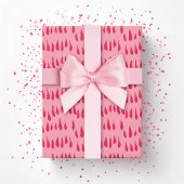 Drizzle Dot in Bright Pink Cadeaupapier