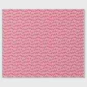 Drizzle Dot in Helder Roze Cadeaupapier (Vlak)