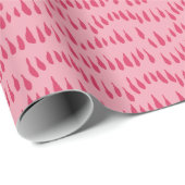 Drizzle Dot in Helder Roze Cadeaupapier (Rol Hoek)