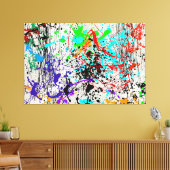 DRIZZLE SPLATTER Canvas afdrukken (Insitu (Woonkamer))