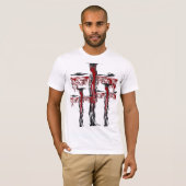 "Drizzled Suspension" door Michael Crozz T-shirt (Voorkant volledig)