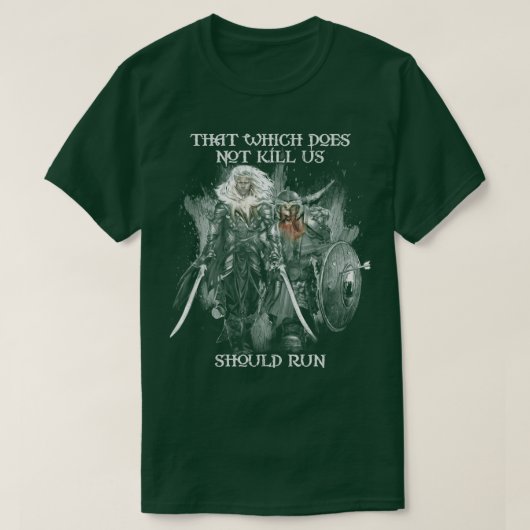 Drizzt DoUrden en Bruenor Battlehammer T-shirt (Design voorkant)