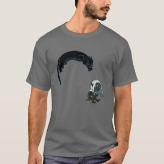 Drizzt en Guenhwyvar T-shirt