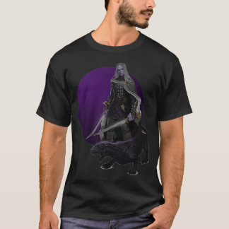 Drizzt en Guenhwyvar vergeten Realms Fan art sun T-shirt