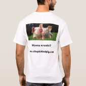 DrkPigs, Pickled pig medeoprichters Paul en Chris T-shirt (Achterkant)