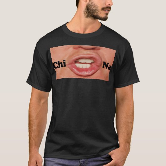 Drle Chine Donald Trump Meme Impression Rigide T-shirt (Voorkant)