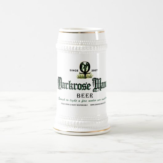 DRM Ankh-Logo met tekstbeerstop Bierpul (Center)