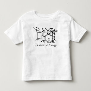 Drmmer in training kinder shirts