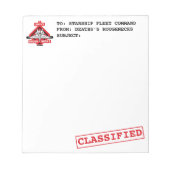 DRN-geclassificeerd Notitieblok (Voorkant)