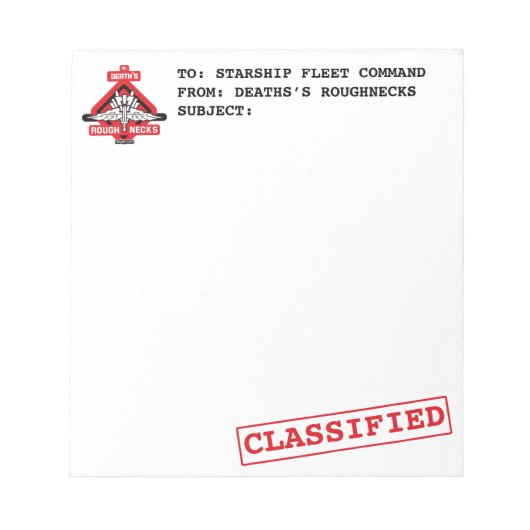 DRN-geclassificeerd Notitieblok (Voorkant)