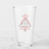 DRN Logo Glass Cup Glas (Achterkant)