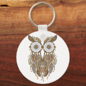 droamcatcher owl , tribale droomcatcher sleutelhanger (Voorkant)