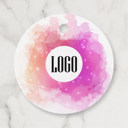 droamy pastel sky splash business - dank u bedankjes labels (Achterkant)