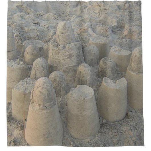 droamy sandcastle douchegordijn (Voorkant)
