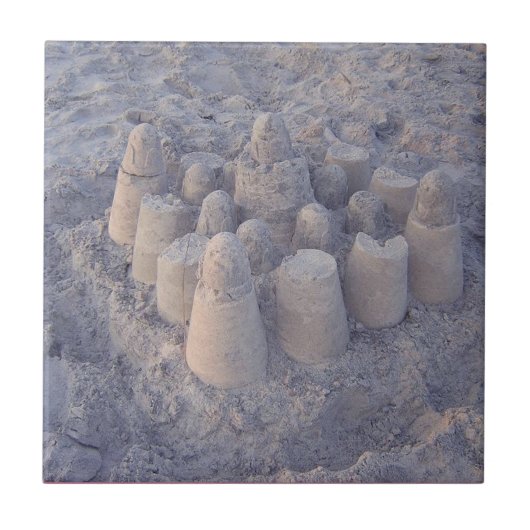 droamy sandcastle tegeltje (Voorkant)