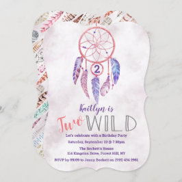 Drocatcher 2 Wild 2e verjaardag Uitnodigingen