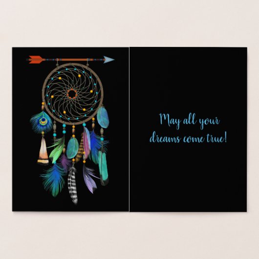 Drocatcher | Afstuderen Beste wensen Folie Kaarten (Binnen)