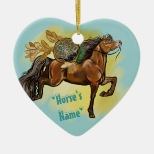 Drocatcher Bay Horse Keramisch Ornament
